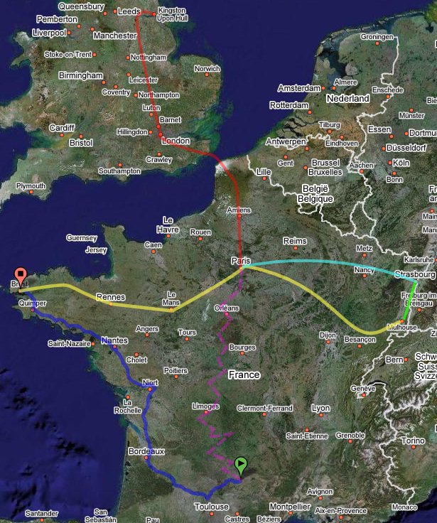 map of my future journeys